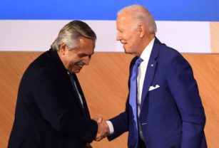 Alberto Fernández y Biden