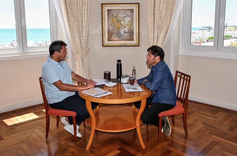 Axel Kicillof y Sergio Massa