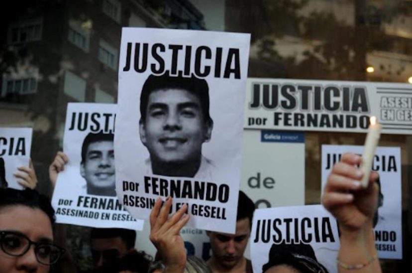 Manifestación por Fernando