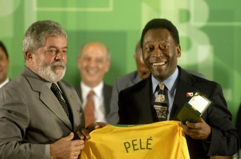 lula da silva y pelé