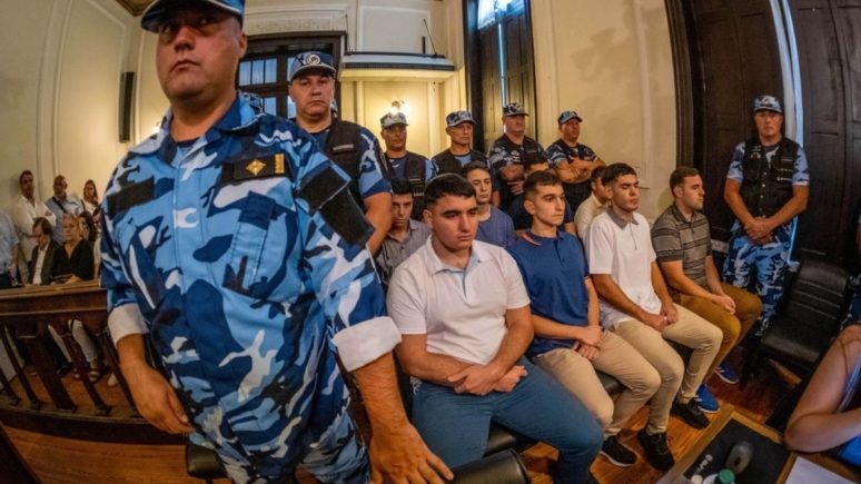 Rugbiers acusados de asesinar a Fernando Báez Sosa.