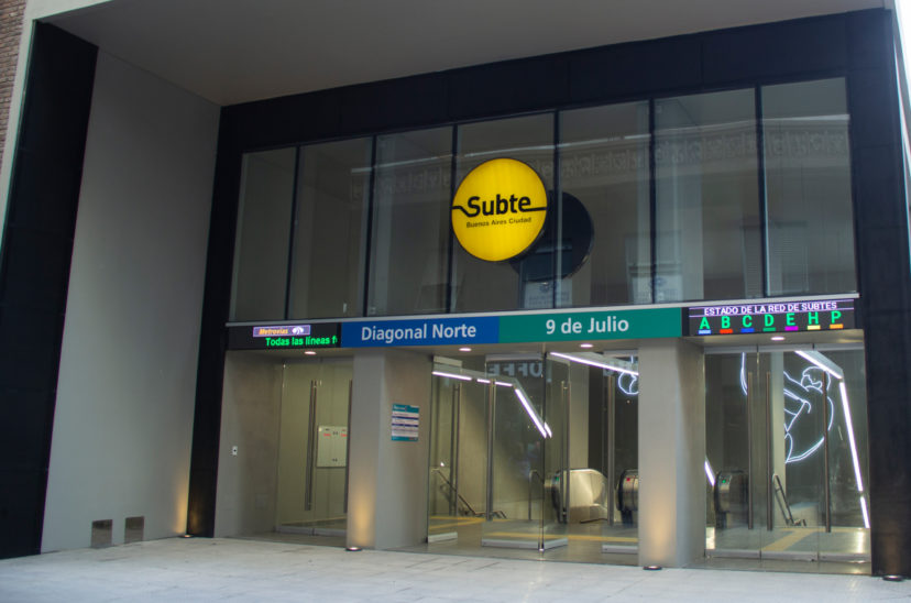 Entrada al subte.