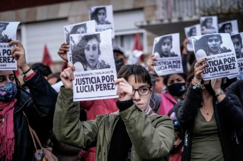 Manifestación por Lucía Pérez.