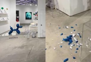 feria Art Wynwood de Miami escultura rota