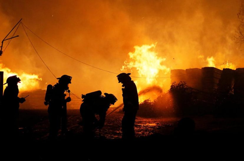 Incendios en Chile.