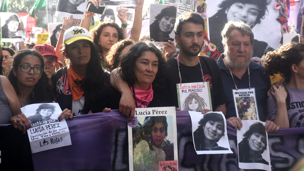 Familia de Lucía Pérez. (Violencia de género)