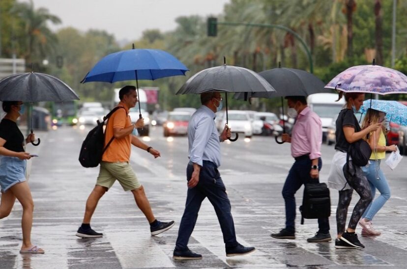 lluvia calor