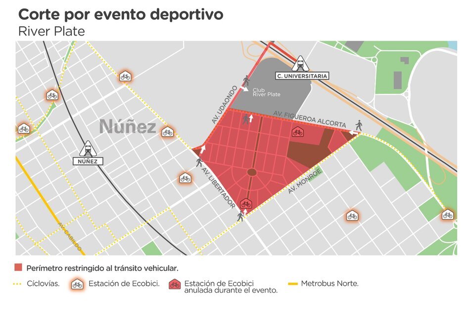 cortes de calle por el partido de la selección argentina