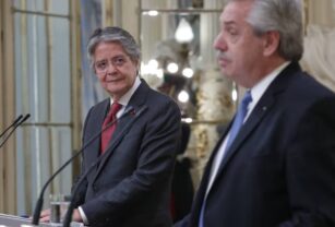 Guillermo Lasso y Alberto Fernández.