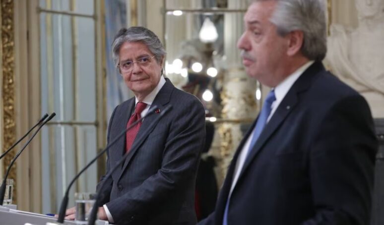 Guillermo Lasso y Alberto Fernández.