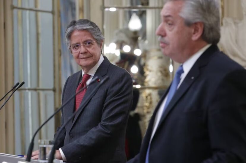 Guillermo Lasso y Alberto Fernández.