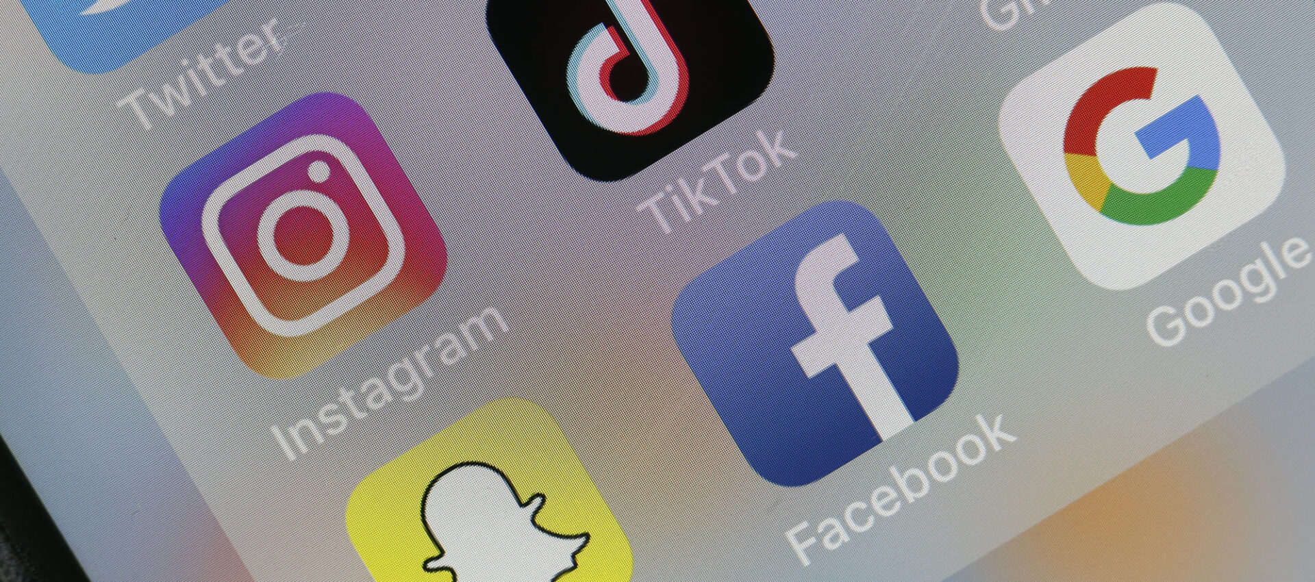 Instagram, TikTok, Snapchat y Facebook.