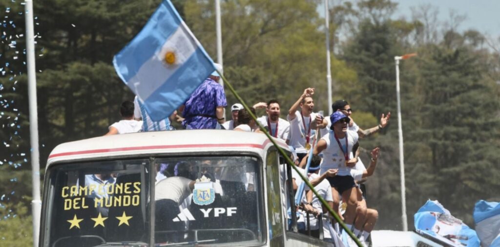 Festejos Selección Argentina Qatar 2022