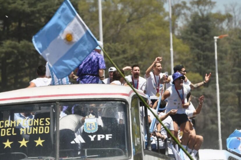 Festejos Selección Argentina Qatar 2022