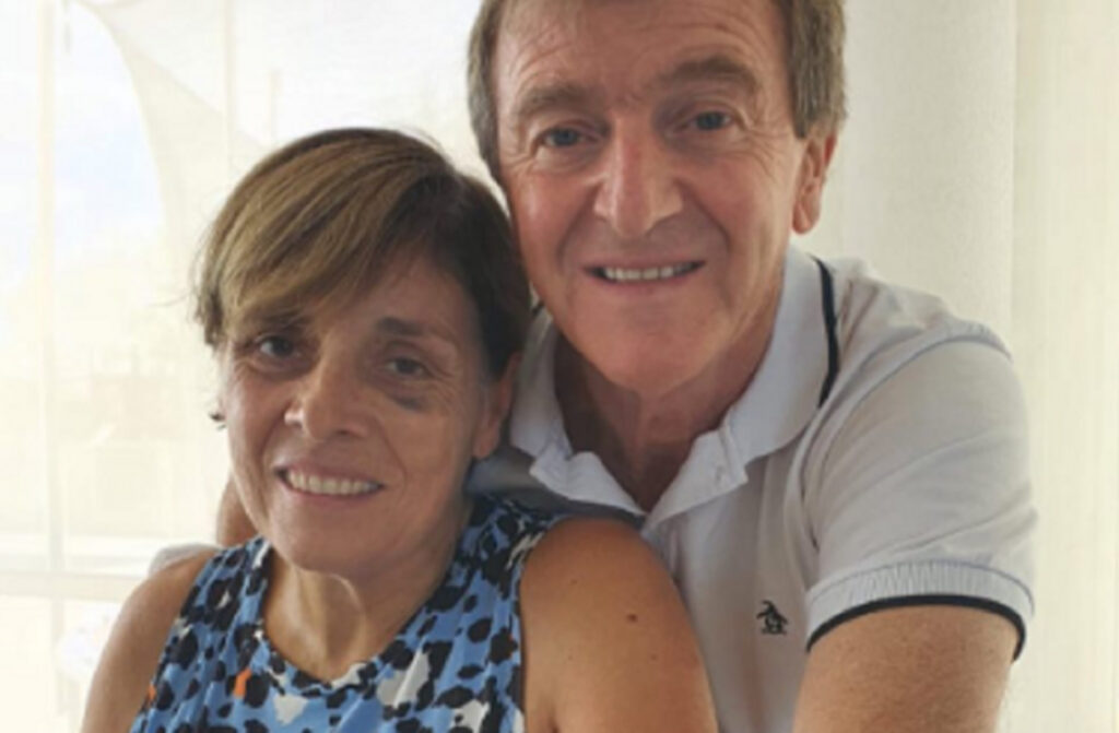 aníbal tortoriello y su esposa