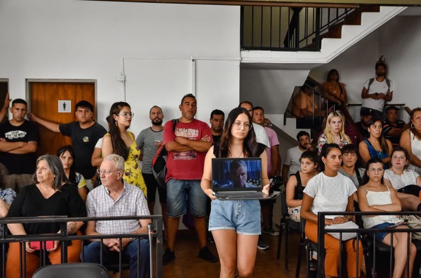 Juan Zabaleta ingresando al recinto desde un zoom.
