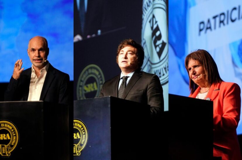 sociedad rural argentina jxc y javier milei