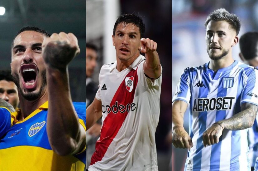 boca, river y racing copa libertadores