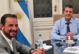 Ariel Sujarchuk y Sergio Massa