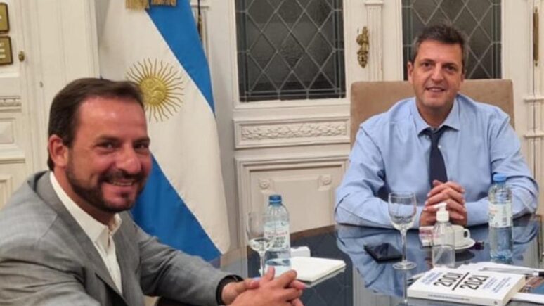 Ariel Sujarchuk y Sergio Massa