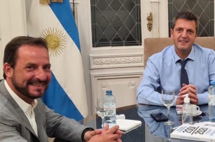 Ariel Sujarchuk y Sergio Massa