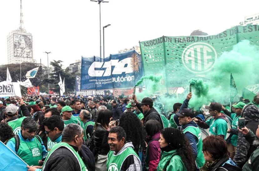 Cortes de calle protagonizados por ATE