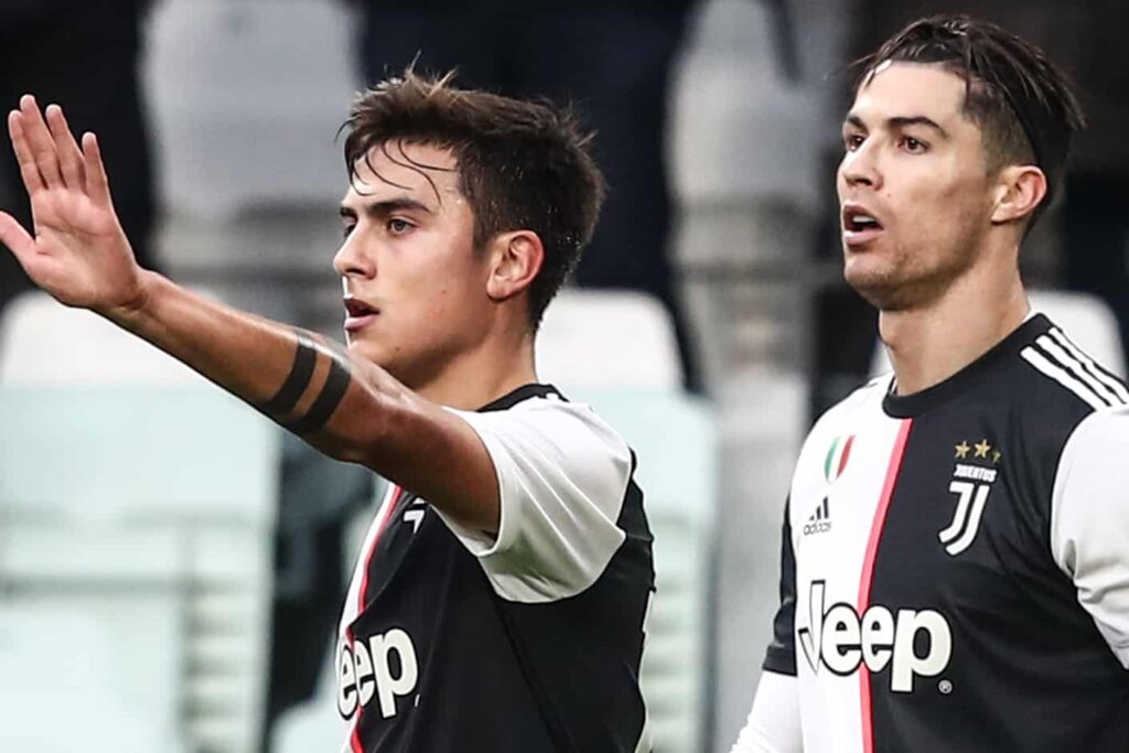 dybala y cristiano ronaldo
