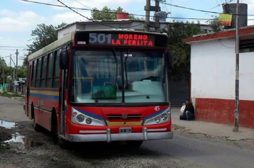 Paro de colectivos - La Perlita