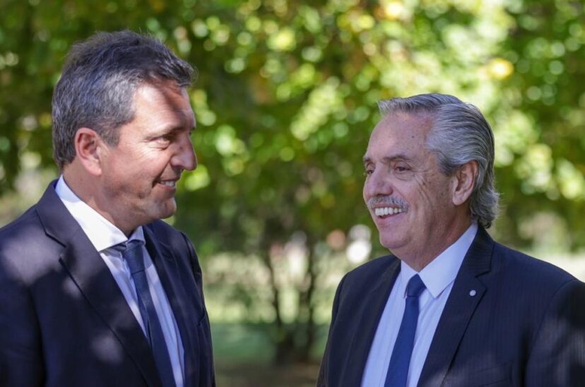 Sergio Massa y Alberto Fernández
