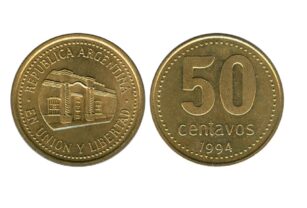 monedas de 50 centavos