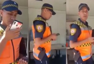 El momento en que a un hombre quisieron hacerle una multa "por pelotudo".