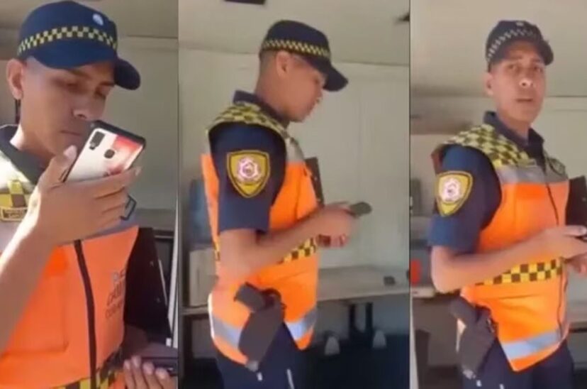 El momento en que a un hombre quisieron hacerle una multa "por pelotudo".
