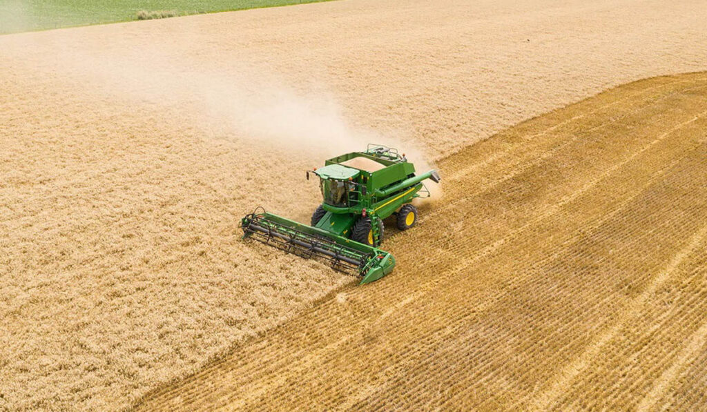 Cosechadora John Deere maquinaria agrícola