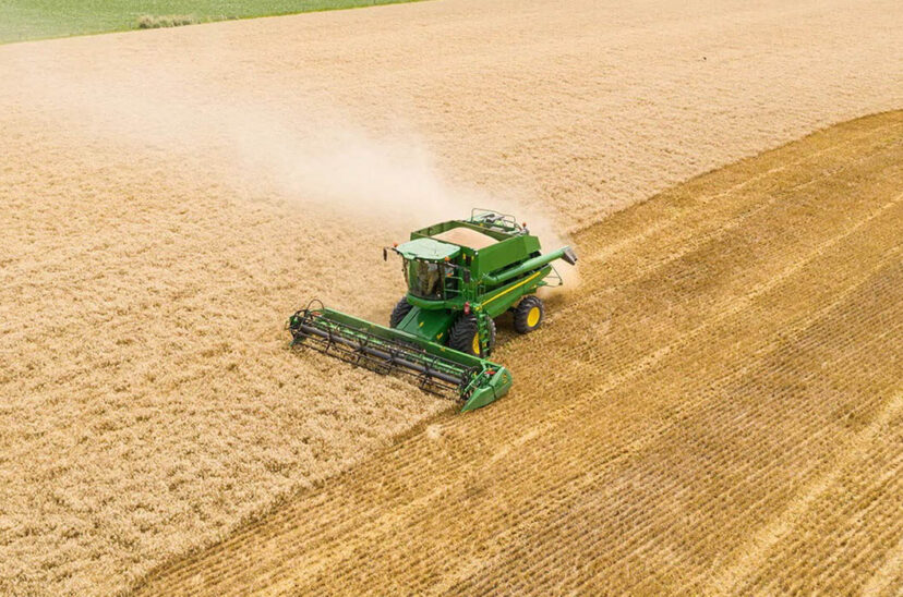 Cosechadora John Deere maquinaria agrícola