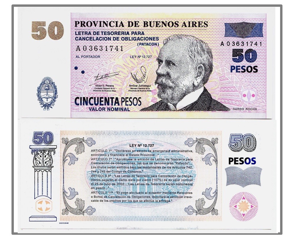 50 patacones