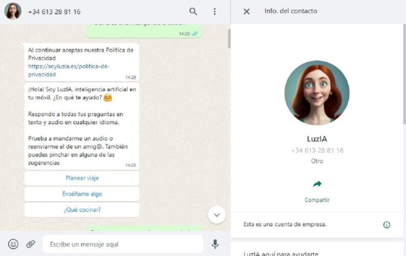 LuzIA WhatsApp