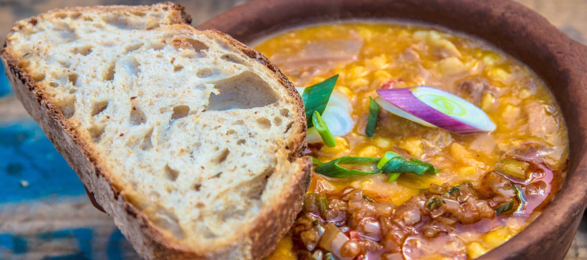 Locro en el Patio de los Lecheros
