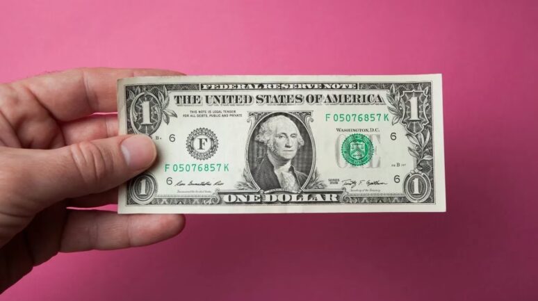 billete de 1 dólar