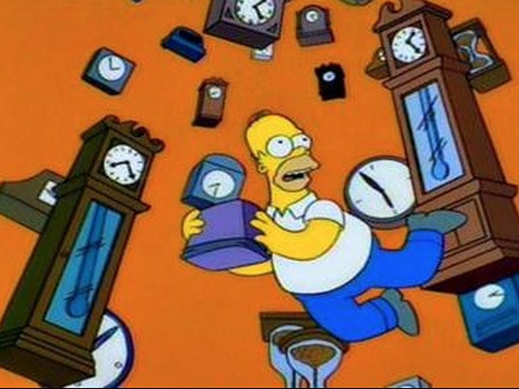 viajero del tiempo los simpsons