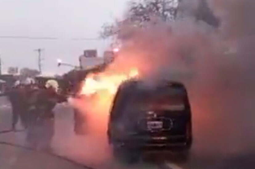 Incendio auto