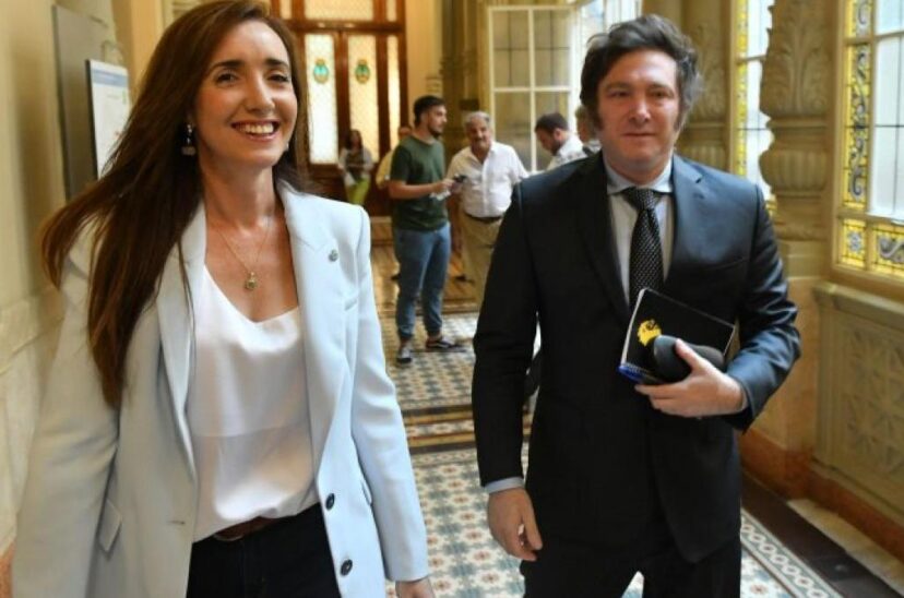 Victoria Villarruel y Javier Milei