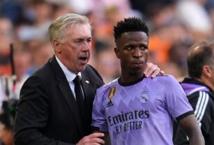 vinicius y ancelotti