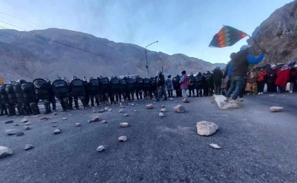 Represión policial en Jujuy