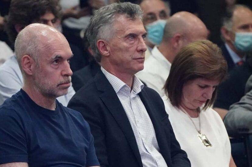 Rodríguez Larreta con Macri y Bullrich