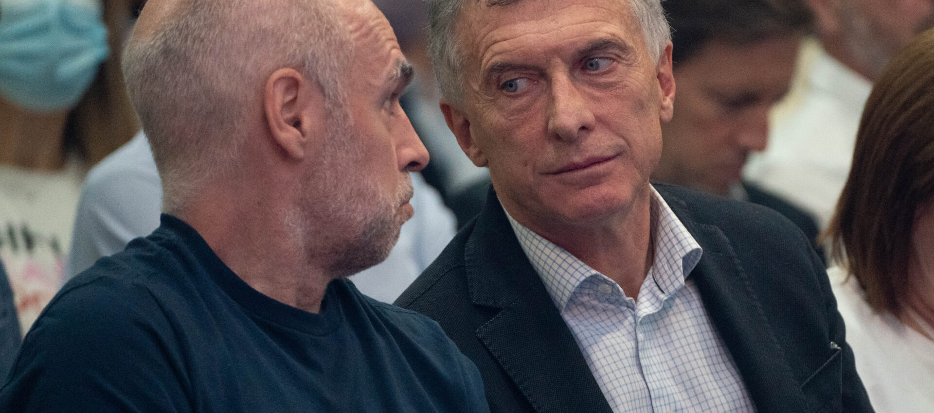 Macri y Larreta - discusión por la incorporación de Schiaretti