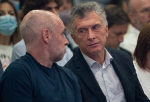 Macri y Larreta - discusión por la incorporación de Schiaretti