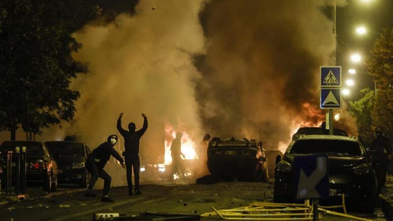 Macron protestas