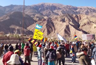 Protestas en Purmamarca, Jujuy.