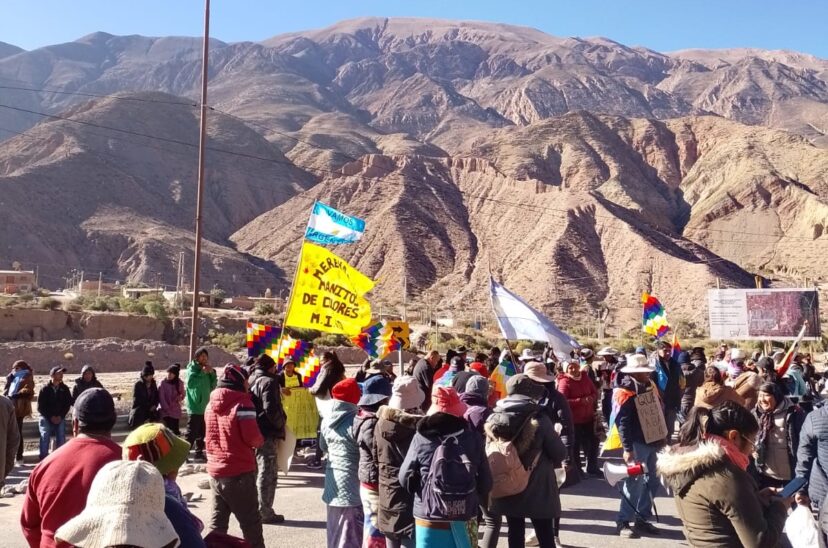Protestas en Purmamarca, Jujuy.