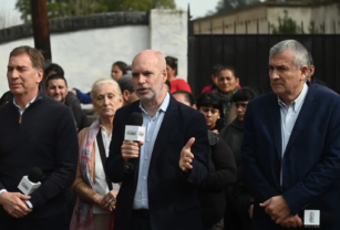 Diego Santilli Horacio Rodríguez Larreta Gerardo Morales